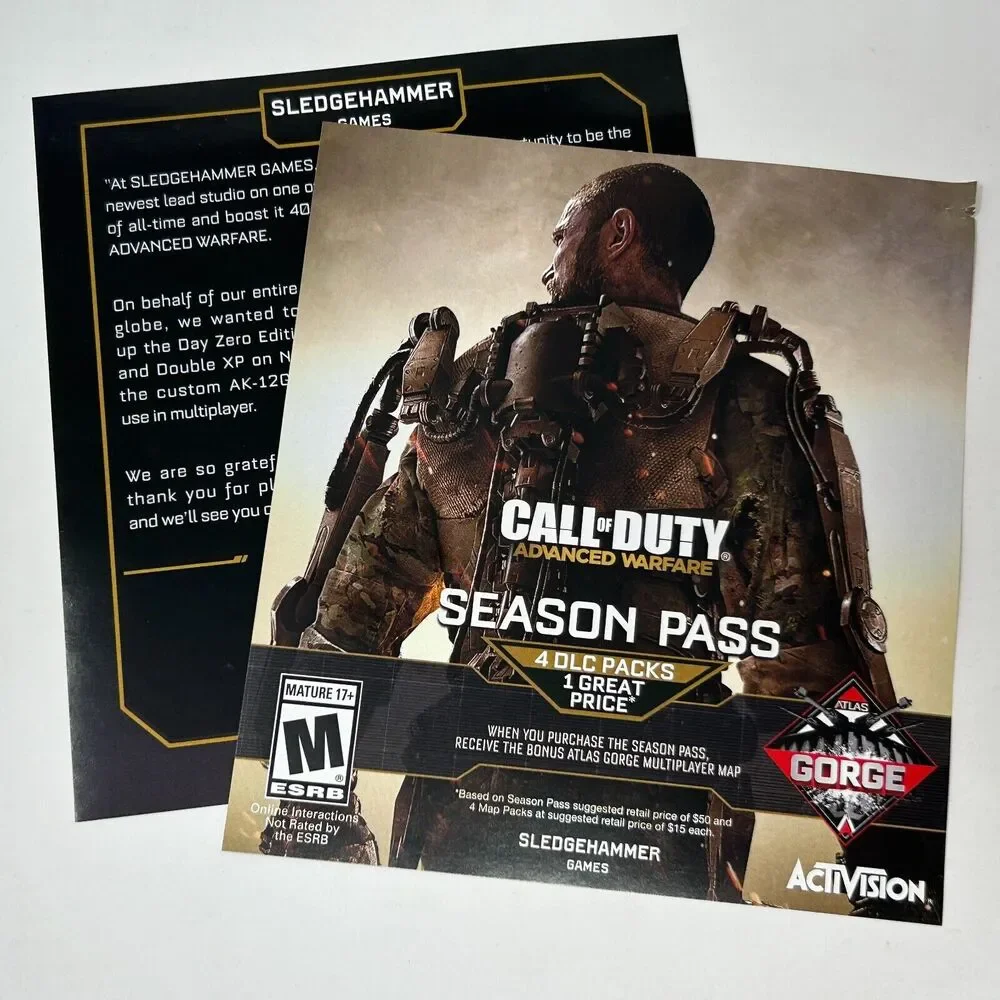 Call of Duty Advanced Warfare Day Zero Edition Microsoft Xbox One Video Game